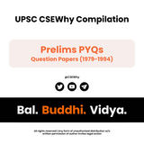 1979-1994 Prelims PYQ Question Papers - CSEWhy