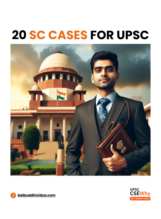 20 SC Cases for UPSC