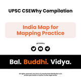 India Map for Mapping Practice | @CSEWhy