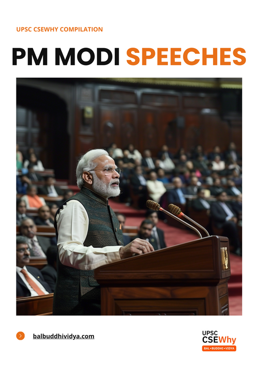 Keywords from PM Speech
