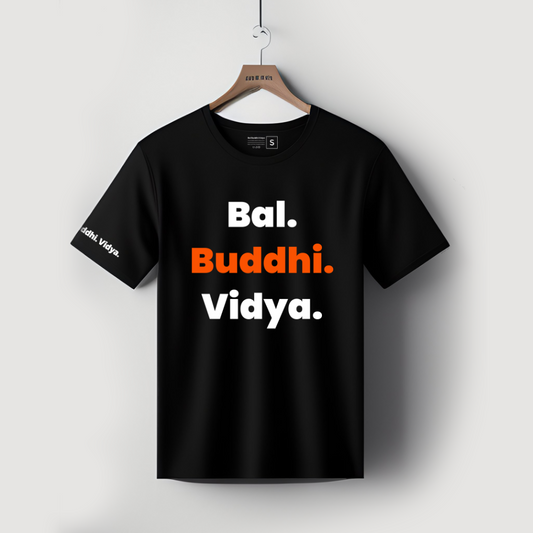 Bal Buddhi Vidya T-shirt (English, Multicolor)